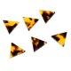 thumbnail image 3 of 10 piezas de acetato acrílico triángulo colgante DIY pendientes hallazgos marrón Sunnimix Colgante triangular, 3 of 8