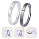thumbnail image 3 of 1 par de anillos de pareja de sol y luna anillos de juego ajustables para ella y para él, 3 of 4