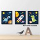 thumbnail image 3 of Set Of 4 Posters For Kids/baby Room,rocket Planet Poster,kids Space Posters,dinosaurs Wall Art Print,decorative Pictures For Boys Room,unframed,20*25c, 3 of 5