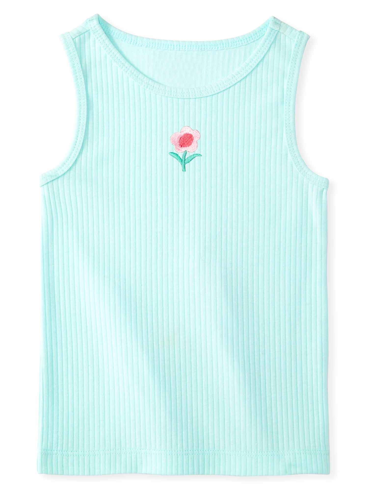 Garanimals Newborn, Baby & Toddler Girl Cotton 3-Piece Set, Tank, Tee & Scooter Skirt, Sizes 0-6T