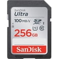 thumbnail image 2 of Tarjeta de Memoria Sandisk 256 GB Ultra SDXC UHS-I-100MB/S, C10, U1, Full HD, Tarjeta SD-SDSDUNR-256G-GN6IN SanDisk Sandisk 256, 2 of 2