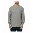 thumbnail image 2 of AMBIG Mens The Revere LS Pullover Sweater, Grey, Medium, 2 of 2