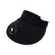 thumbnail image 2 of Sombrero para el sol con ventilador recargable por USB | Sombrero de verano transpirable de ala ancha con ventilador silencioso ajustable | Sombrero para correr, jardinería y exteriores que absorbe e, 2 of 5