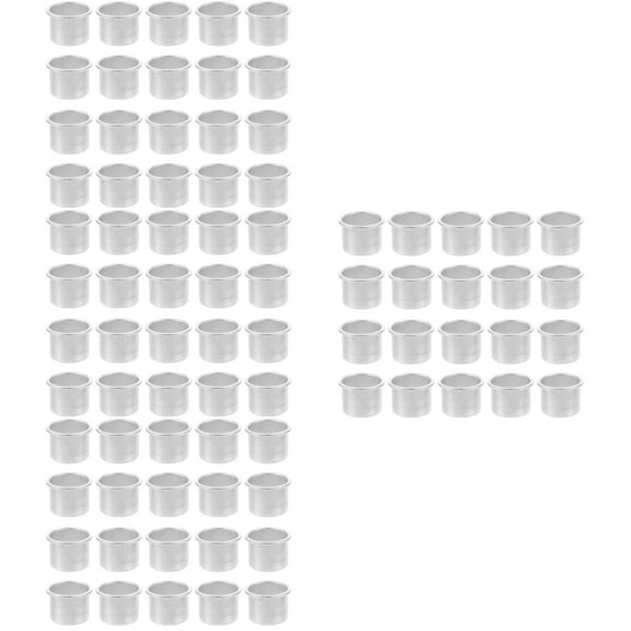 Worgeous 80 pcs  Candlestick Holders for Taper Candles Metal Tea Light Candle Holder