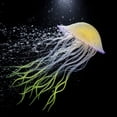 thumbnail image 5 of Clear Jellyfish Decor, Floating Artificial Jellyfish Ornament for Fish Tank Aquarium, Swims with Water Flow, Blue, 4.53 x 2.56 Inch, 5 of 7