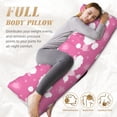 thumbnail image 3 of Yiaed Body Pillow Cover, Ultra Soft Microfiber Pillowcases, Breathable Long Pillow Case, Envelope Closure-Cute Poodle Dog (20x54 inch)（Pillow core not included）, 3 of 5