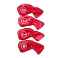 thumbnail image 5 of Cubierta de cabeza de hierro de golf Zulema 9 piezas resistente al agua rojo, 5 of 5