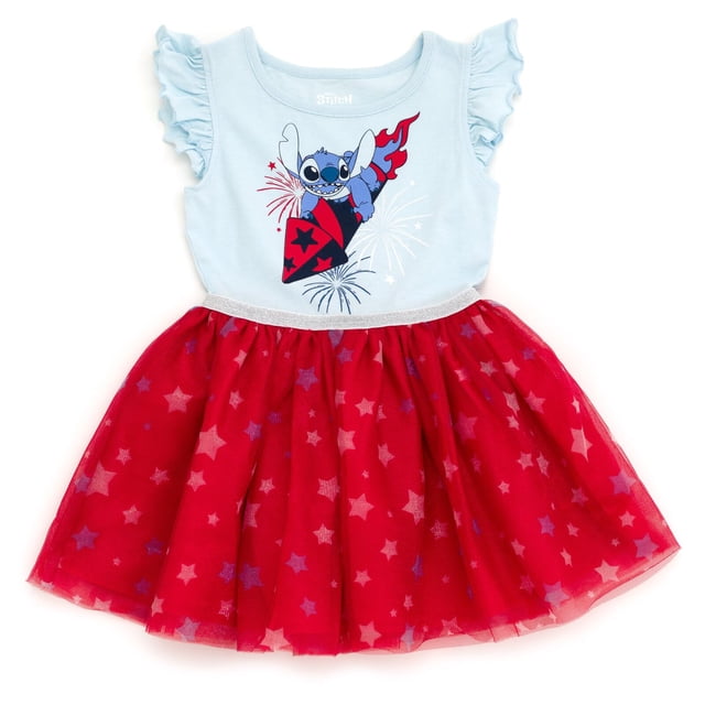 Vestido Disney Lilo & Stitch el 4 de julio para niñas de 6 años