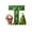 T, variant on Christmas Tree Letter Decoration Pendant with Santa and Xmas Tree, Personalized Alphabet Christmas Ornaments for Xmas Tree Hanging Decor