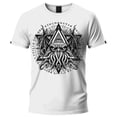 thumbnail image 1 of Playera Blanca Manga Corta Grande Cthulhuminati, 1 of 4