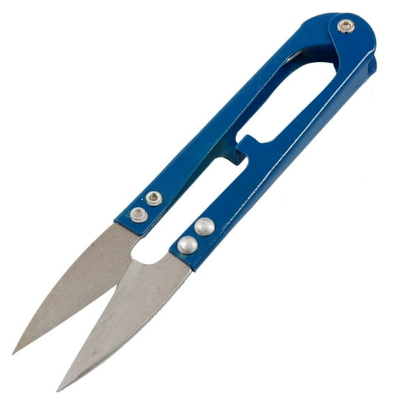 Unique Bargains Thread Scissors Cuttig Tool Blue for Fishing Line