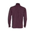 thumbnail image 2 of Holloway Sportswear S Electrify 1/2 Zip Pullover Maroon Heather/Maroon 222542, 2 of 4