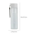 thumbnail image 3 of Sports Water Bottle with Tea Infuser | Frosted Plastic | Leakproof Tumbler | Anti-Slip Grip | Drawstring Handle | Easy Clean | 400ml 600ml 800ml | 1 Pc | Outdoor Travel, 3 of 9