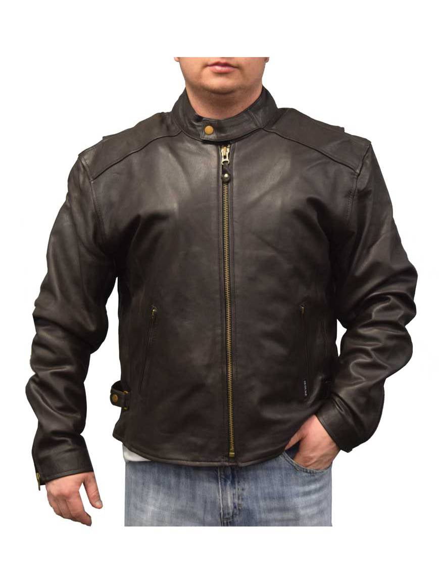 Redline Mens Cowhide Leather Touring 