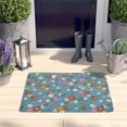 thumbnail image 2 of Pioneer Flower Floral Print Flannel Non Slip Door Rugs,Washable Door Mats Indoor,Decorative Door Mats,Dirt-Resistant and Absorbent Doormat for Entrance,Bedroom,Kitchen,Bathroom,31.5"x17", 2 of 4