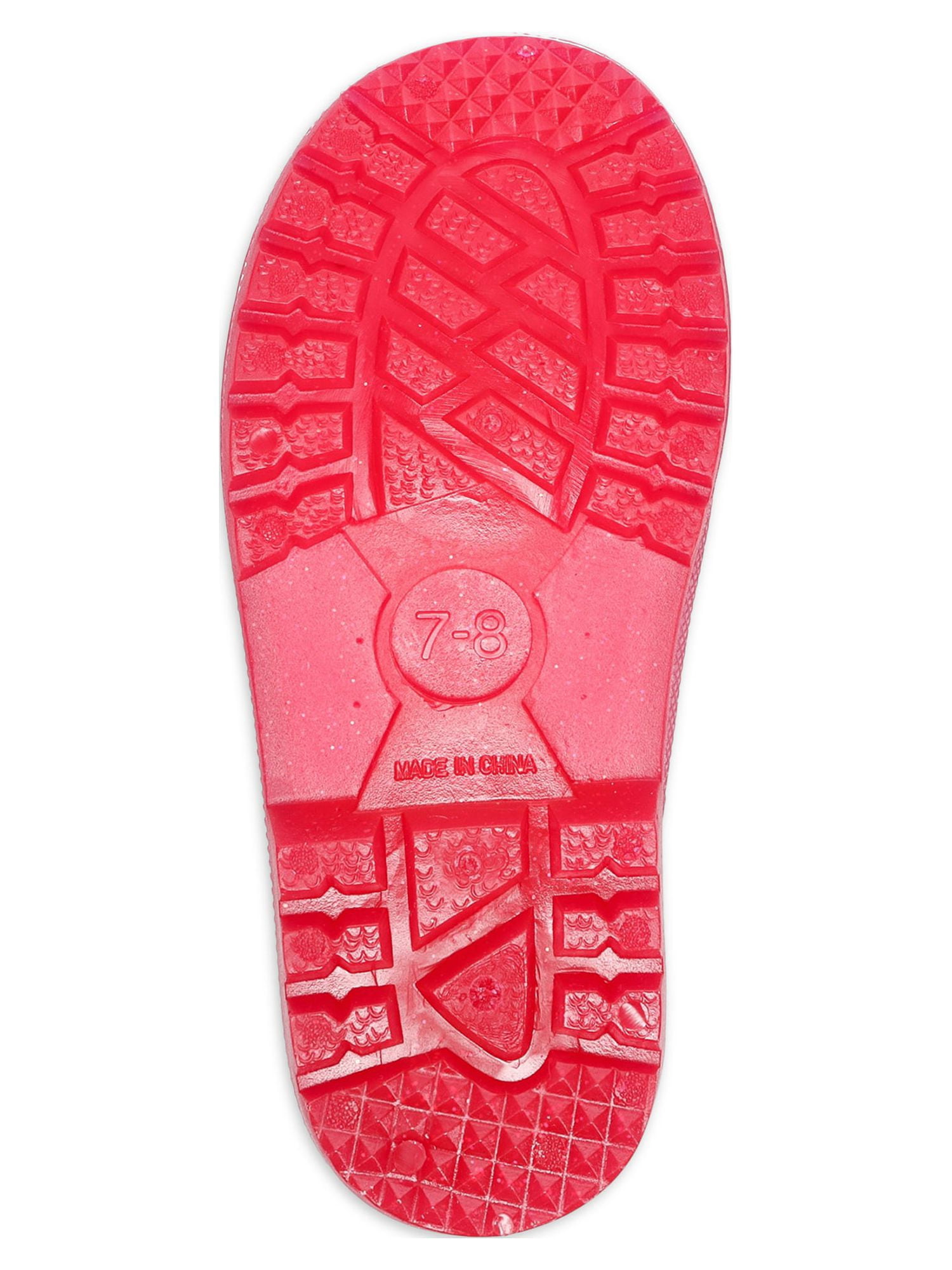 Spirit Two Handle Printed Rain Boot (Toddler Girls)