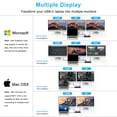 thumbnail image 4 of WAVLINK 12-in-1 Laptop Dock, USB to 4K@30Hz HDMI, DisplayPort &VGA, 85W Charge, Gigabit Ethernet HUB, 4 of 6
