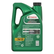 زيت محرك Castrol GTX High Mileage 10W-40 Synthetic Blend ، 5 Quarts