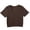 Coffee, variant on Women's V Neck Ribbed Short Sleeve Form Fitting Crop Tops for Women Daily Casual All-Day Comfort Wear