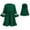 Green, variant on Elegant Prayer Dress Set For Baby Girls Long Sleeve Outfit With Hijab