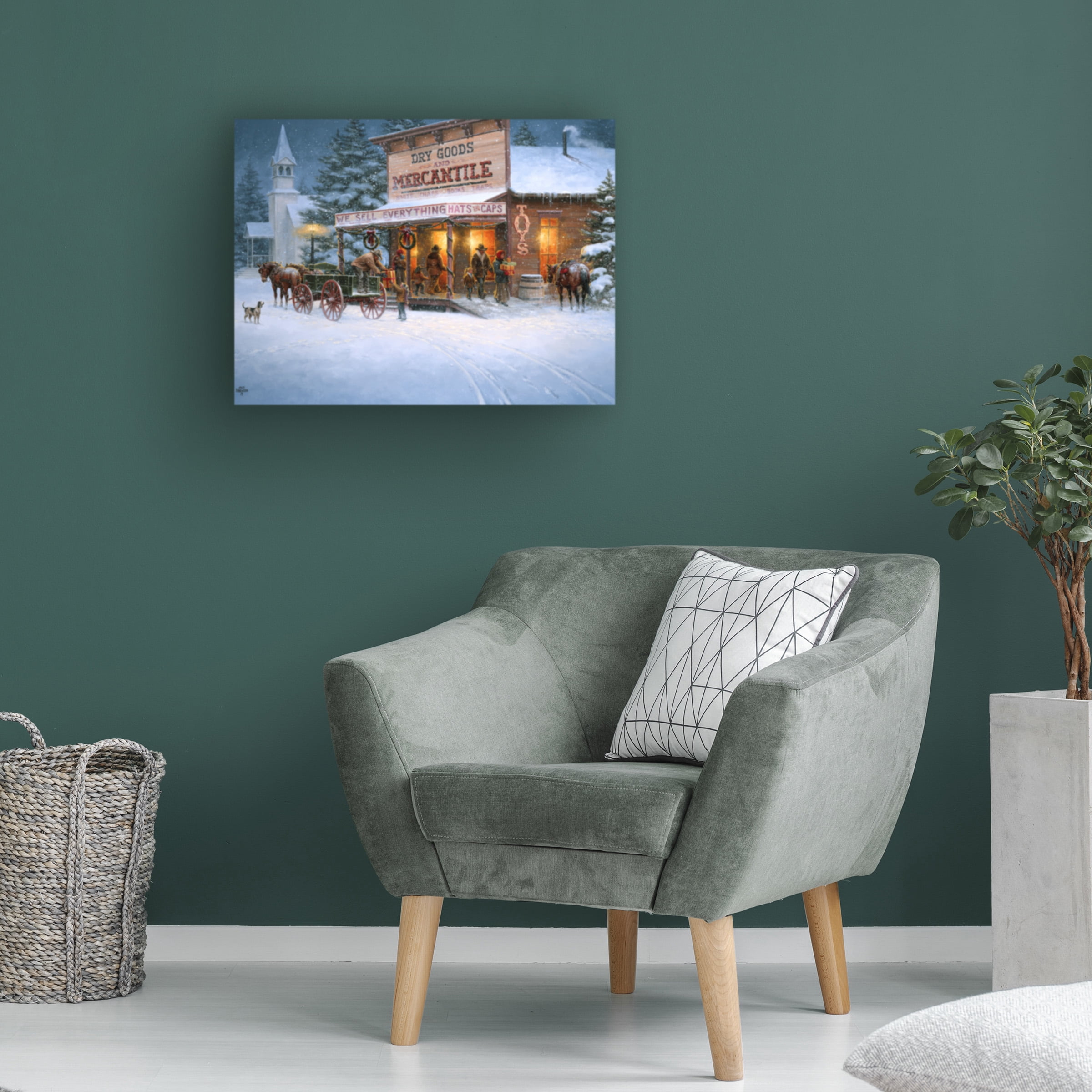 Jack Sorenson 'Christmas Wishes' Canvas Art