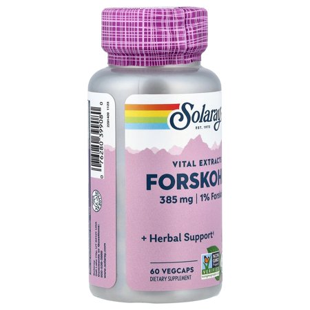 ソラレー フォルスコリエキス 385mg カプセル 60粒 Solaray Forskohlii Root Extract VegCap