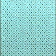 thumbnail image 1 of Ahgly Company Indoor Square Solid Light Blue Modern Area Rugs, 4' Square, 1 of 4