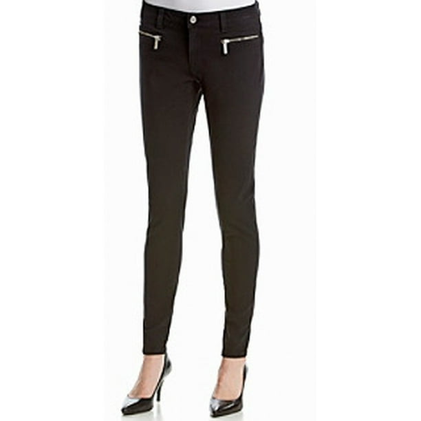 MICHAEL Michael Kors NEW Black Womens Size 2 Zip-Pocket Skinny Jeans -  