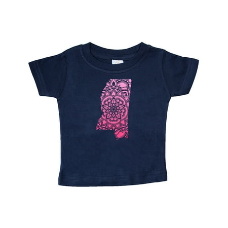 

Inktastic Mississippi Silhouette Mandala Gift Baby Boy or Baby Girl T-Shirt