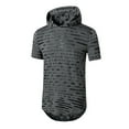 thumbnail image 4 of Birdeem T-Shirt à Manches Courtes Col en V Imprimé Style Ethnique Décontracté pour Hommes, 4 of 4