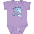 thumbnail image 3 of Inktastic Dolphin-itely the Cutest Boys or Girls Baby Bodysuit, 3 of 5