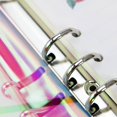 thumbnail image 4 of Estándar 6-ring Rainbow Clear Soft Pvc Notebook Cover Protector Round Ring Binde, 4 of 5