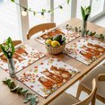 thumbnail image 5 of Fall Placemats Set of 2, Thanksgiving Autumn Harvest Pumpkins Leaves Washable Wipeable Table Mats for Dining Tables, Indoor Outdoor Kitchen Place Mats for Holiday Party Table Decor, 5 of 9