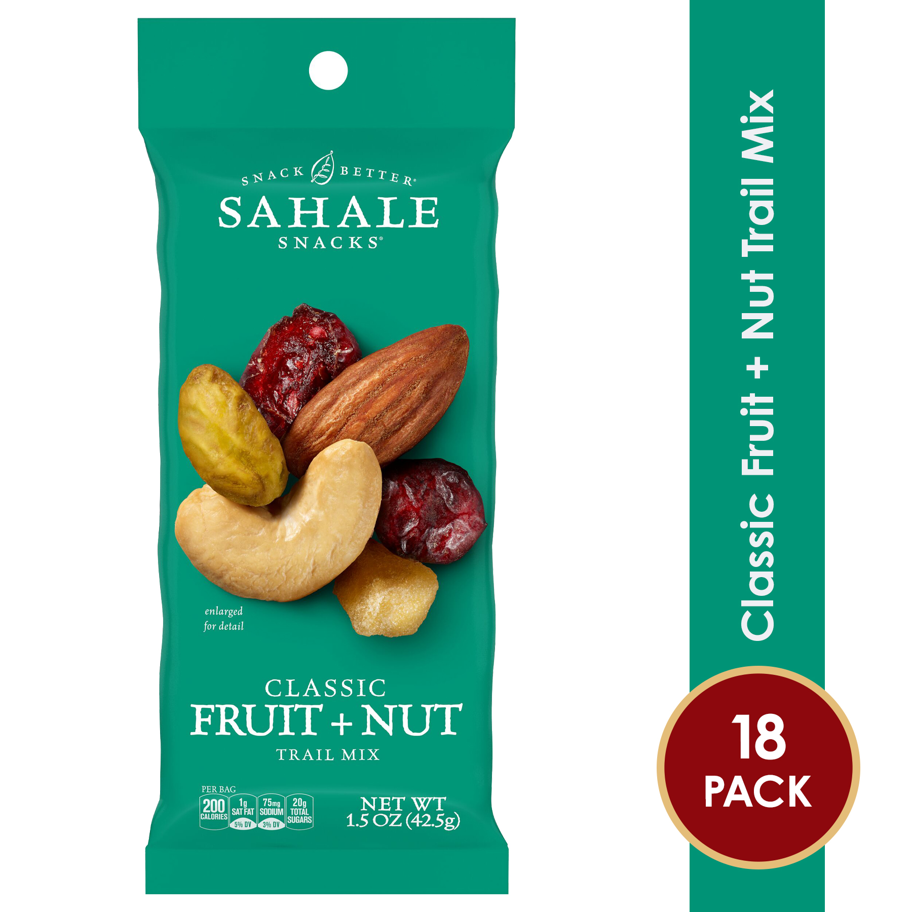 Sahale Snacks Classic Fruit and Nut Trail Mix, 1.5 Ounces (Pack of 18) - image 3 of 6