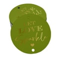 thumbnail image 1 of Inkdotpot Let Love Sparkle Wedding Bottle Tag Real Gold Foil Favor Hang Tags Pack Of 50, 1 of 7