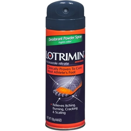 Lotrimin AF Deodorant Powder Spray 4.60 oz (Pack of 3)