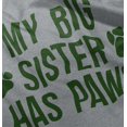 thumbnail image 5 of My Big Sister Has Paws Toddler Boy Girl T Shirt Infant Toddler Brisco Brands 24M, 5 of 6