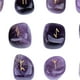 thumbnail image 3 of 25 piezas de piedras de runas, cristal grabado de brujería irregular para meditación, decoración para hogar, regalos de año , artes y manualidades amatista Hugo piedras naturales, 3 of 4