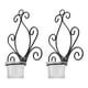 thumbnail image 5 of Candelabro de pared, 2 juegos de candelabros de hierro forjado, decoración de pared, candelabro de hierro forjado, máxima comodidad, 5 of 8