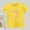 Yellow A, variant on Swuxness Girls Casual Short Sleeve Tops, Spring and Summer Blouses, Kids Printing Crew Neck Comfortable Breathable Soft Loose Pullover Tee Yellow, 13-14 Years