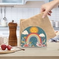 thumbnail image 2 of Yayeee Napkin Holder for Table Kitchen Paper Tissue Organization, Blue Rainbow, 2 of 8