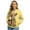 Highland Cow Sunflower Print Yellow, variant on SCRAWLGOD Hummingbird Floral Print Green Womens Zip Up Long Sleeve Crewneck Sweatshirt Jacket Casual Loose Coats With Pockets Stylish Comfy Lightweight Outerwear, S
