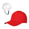 thumbnail image 4 of Kuntesetty Sports Bump Hat Baseball Bump Hat with Cap Insert Shockproof Summer Hard Cap for red, 4 of 9