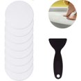 thumbnail image 2 of Pegatinas antideslizantes para bañera, 12 unidades, pegatinas adhesivas antideslizantes para ducha para bañera, baño, escaleras con raspador premium, 2 of 5