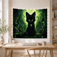 thumbnail image 5 of Kittens Fluffy Kitten with Vivid Eyes Sitting Upright, Playful Fantasy for Cat Lovers, Cat Wall Art, Mother'S Day Gift, Tapestry Wall Hanging for Bedroom, Living Room and Dorm, 5 of 7