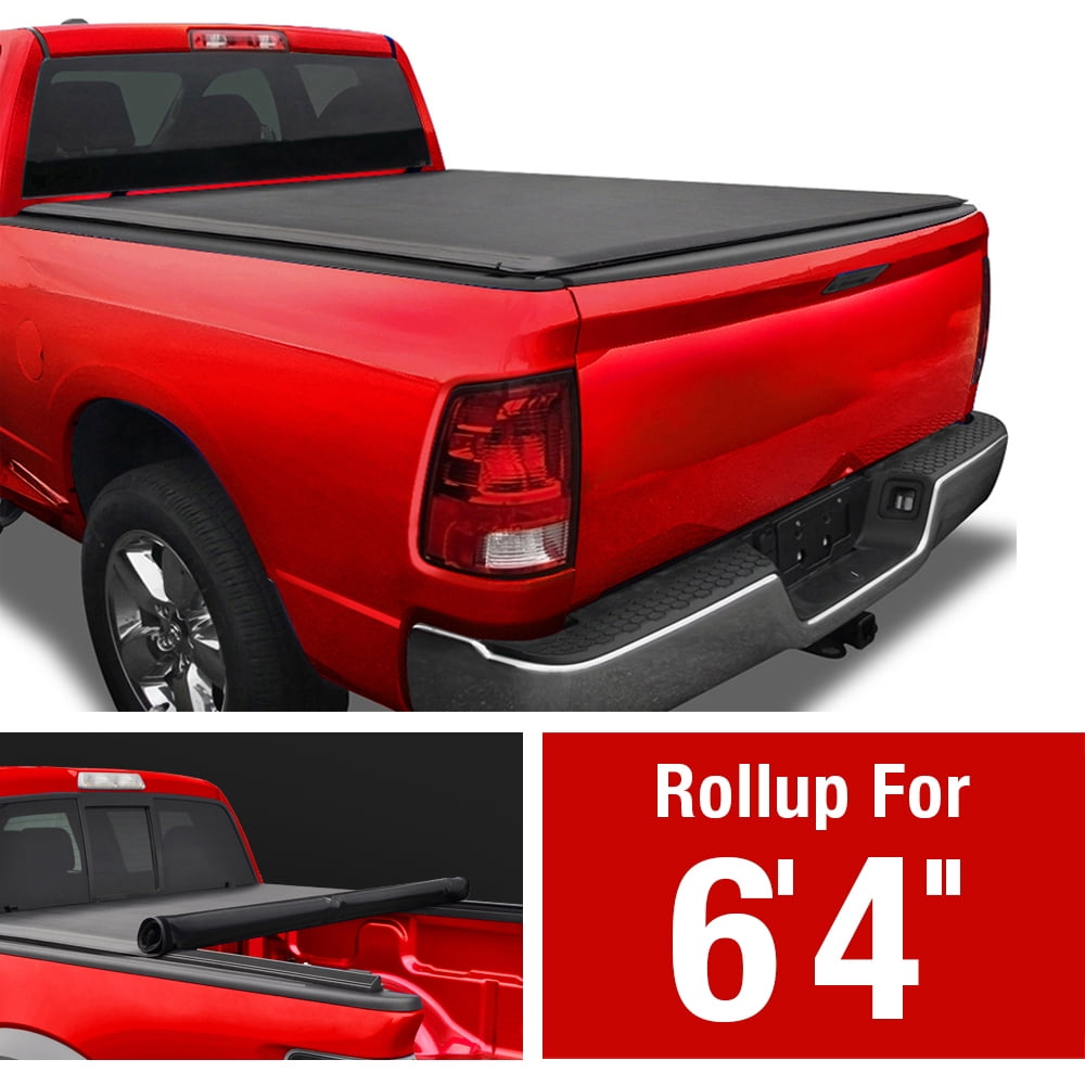 MaxMate Soft Roll-up Truck Bed Tonneau Cover Compatible with 2009-2018 Dodge Ram 1500; 2010-2026 2500 3500; 2019-2024 Classic | 6'4" (76") Bed | TCD169014