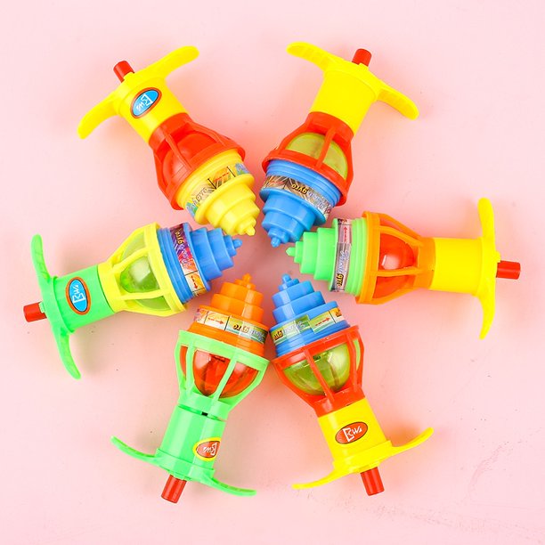 JR2~Niños Spinning Gyro Light Top Juguete Escuela Fiesta De Cumpleaños Regalo Goodie Bolsa De Regalos Del Día De Los