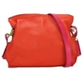 thumbnail image 1 of Pre-Owned LOEWE Shoulder Bag Flamenco Nappa Leather Orange Pink 2WAY Women's (Good), 1 of 11