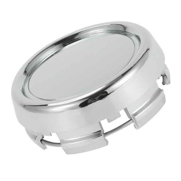 Unique Bargains 1 Pcs 79mm 3.11" OD Universal Car Wheel Hub Center Caps Durable Plastic Chrome Silver Tone