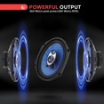 thumbnail image 4 of Bocinas para Coche Pyle Azul Cono de Poliuretano 4 Vías 400 Watts, 4 of 7